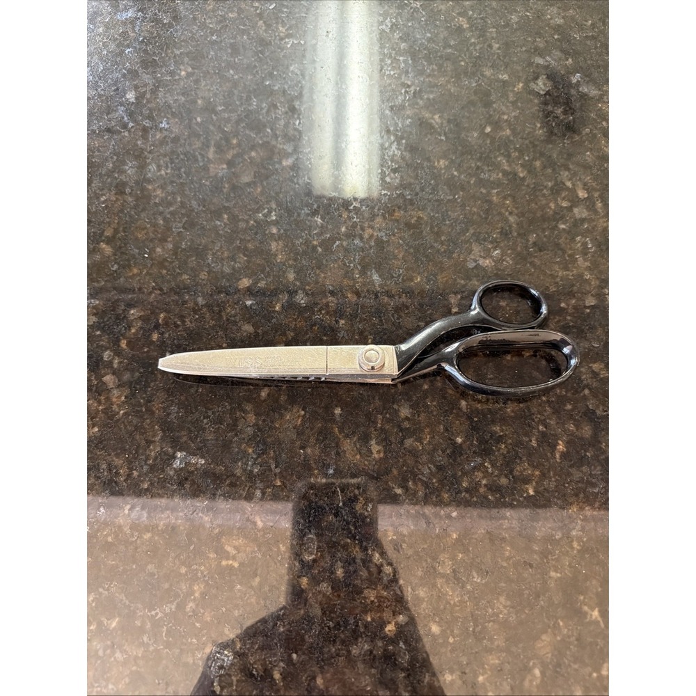 WISS Professional Pinking Shears Scissors Vintage Model CB 9 Inches USA Made